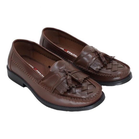 Deer Stags Herman Tassel Loafers Cognac Men\'s US 11.5 wide main image 3